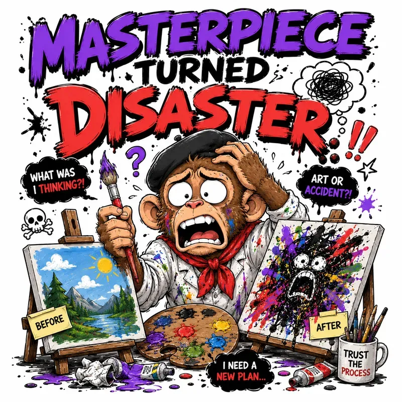 Funny Cartoon Chaos Stickers