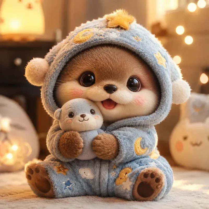 Cute Cozy Plush Character Portraits Magic