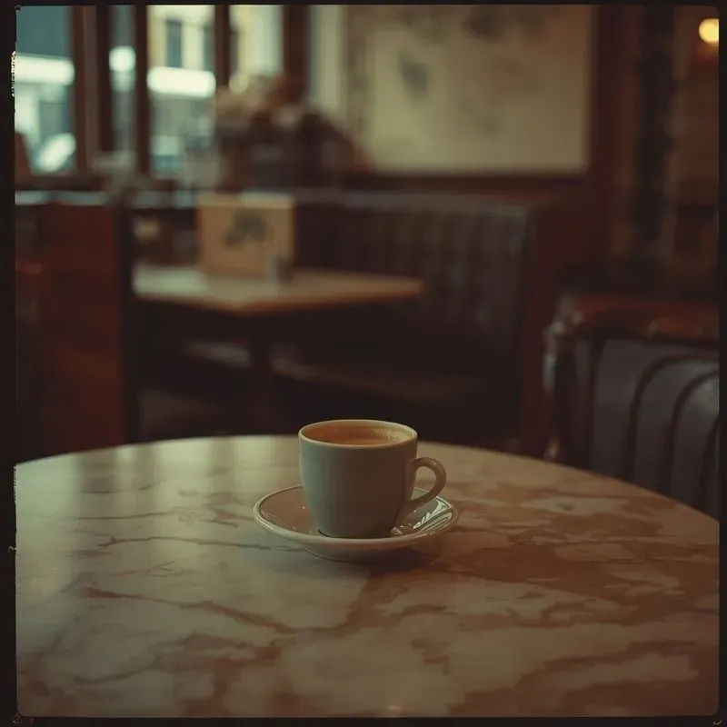 Vintage Editorial Cafe Photography