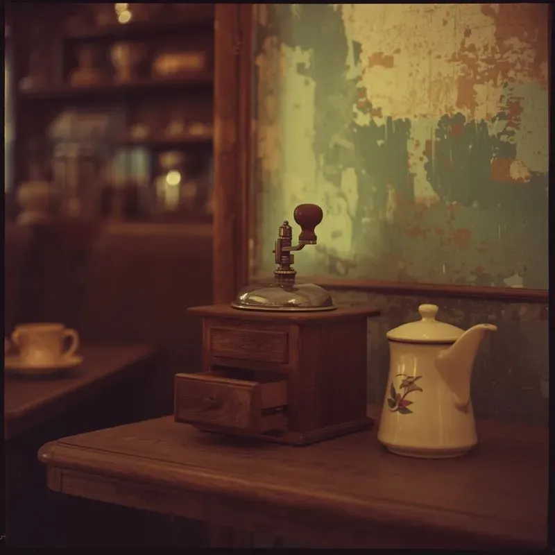 Vintage Editorial Cafe Photography