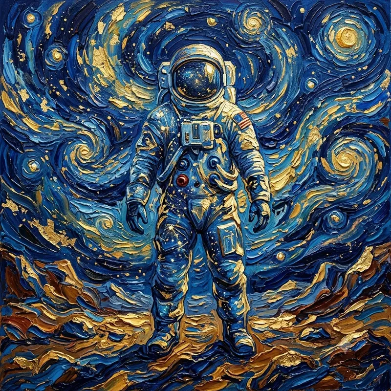 Vincent Fantasy Impasto Portraits