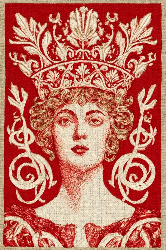 Redwork Renaissance Illustrations
