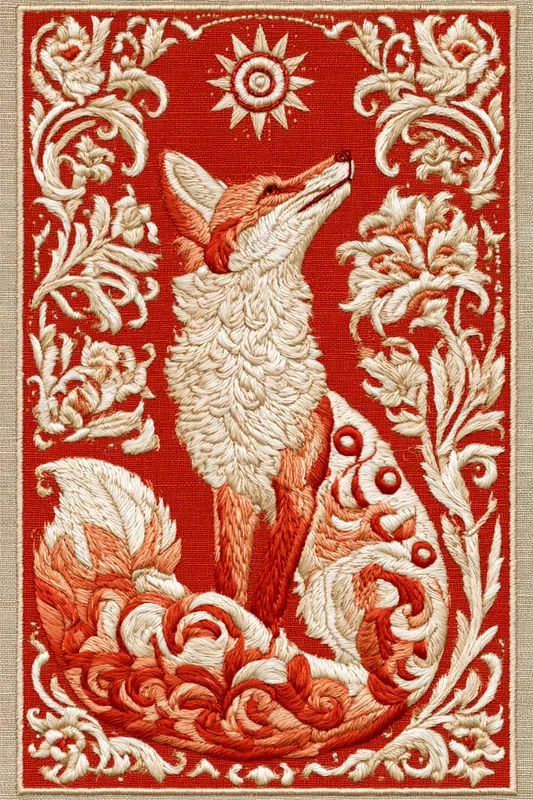 Redwork Renaissance Illustrations