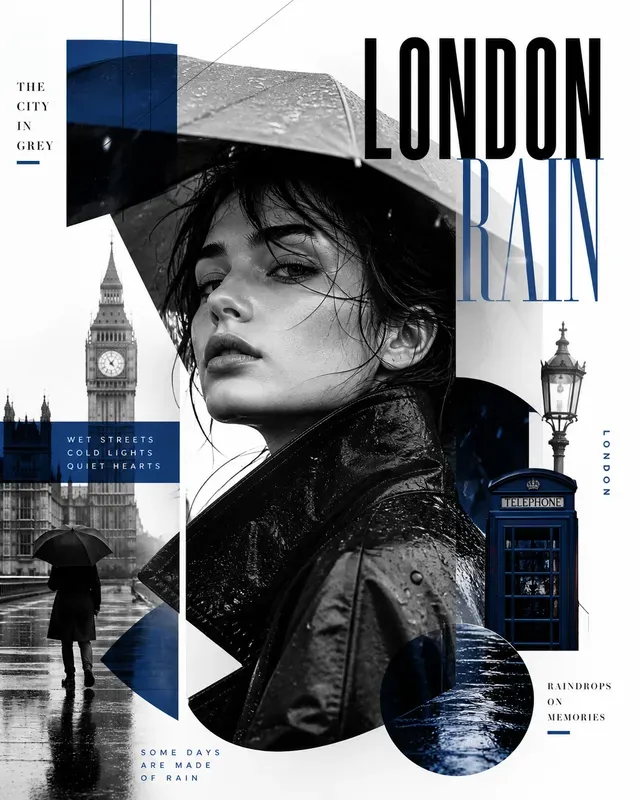 Editorial Collage Posters