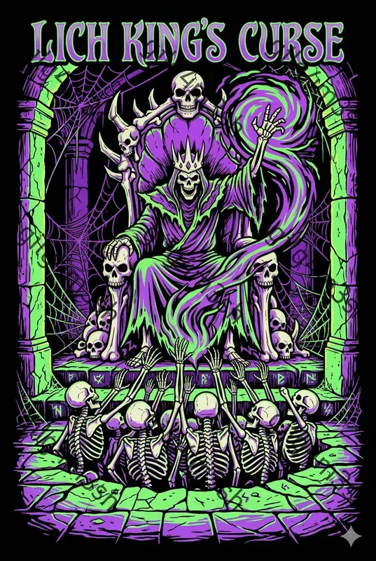 Neon Blacklight Dungeon Posters