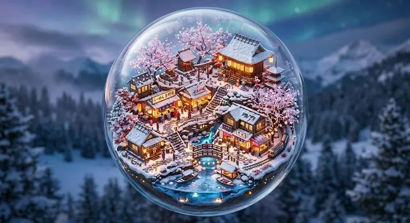 3D Crystal Glass Isometric Dioramas