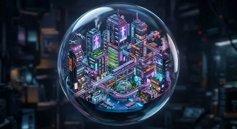 3D Crystal Glass Isometric Dioramas