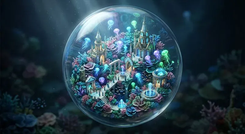 3D Crystal Glass Isometric Dioramas