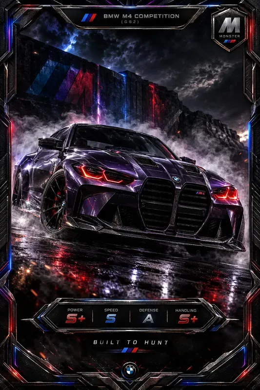 Cinematic Vehicle Trading Card Creations