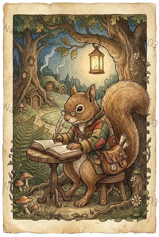 Antique Woodland Storybook Inks