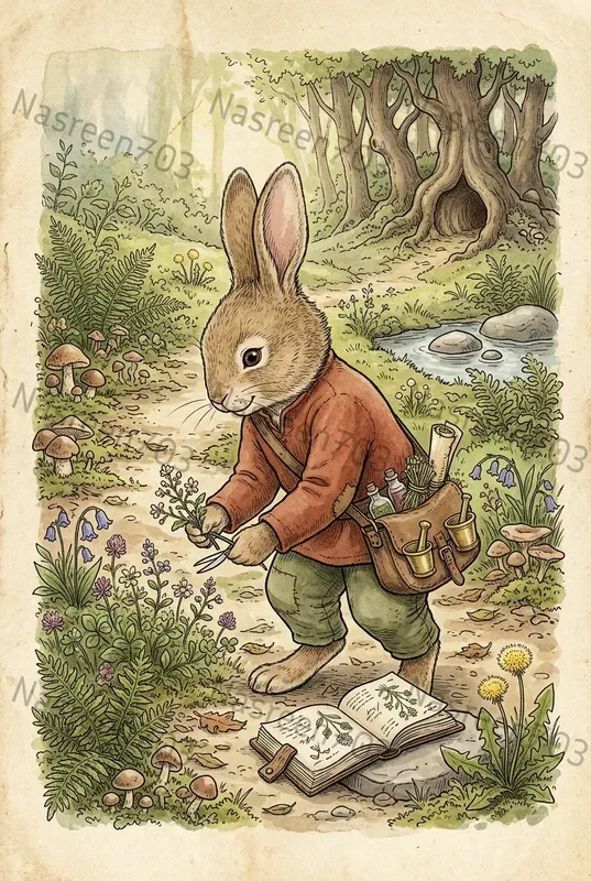 Antique Woodland Storybook Inks