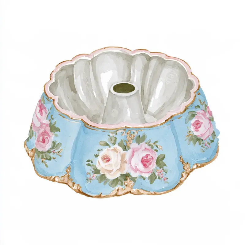 Romantic French Kitchen Watercolors