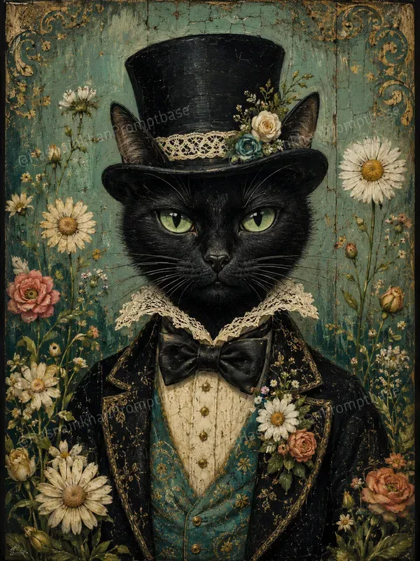 Quirky Dapper Animal Portraits