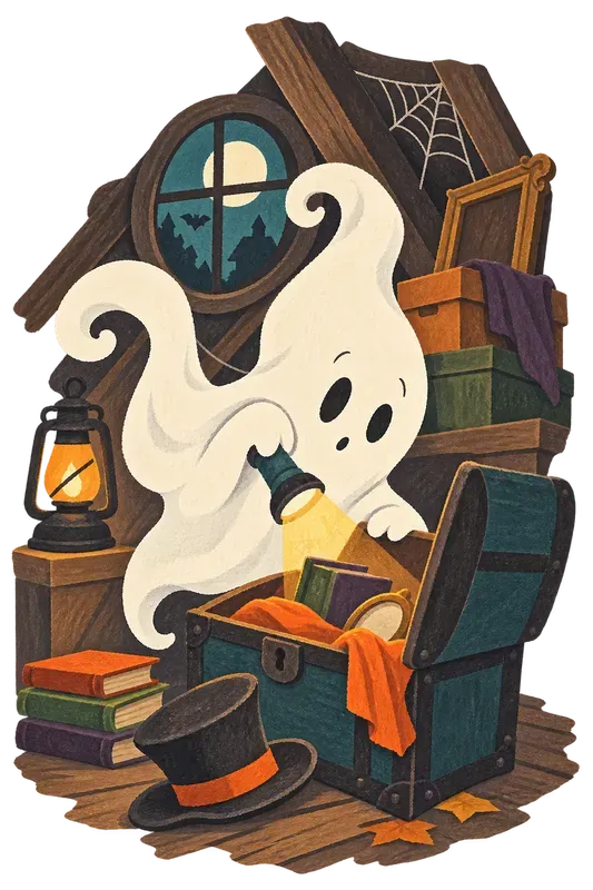 Friendly Ghost Personality Clip Art