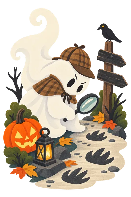Friendly Ghost Personality Clip Art