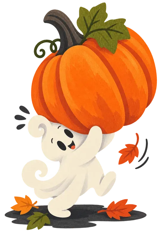 Friendly Ghost Personality Clip Art