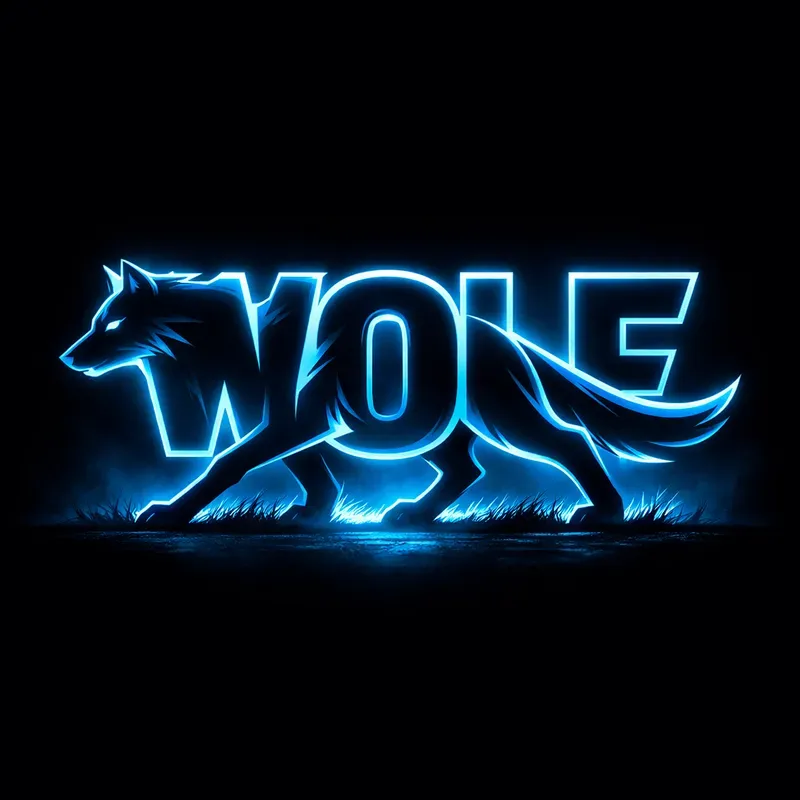 Animal Text Silhouette Logo Packs