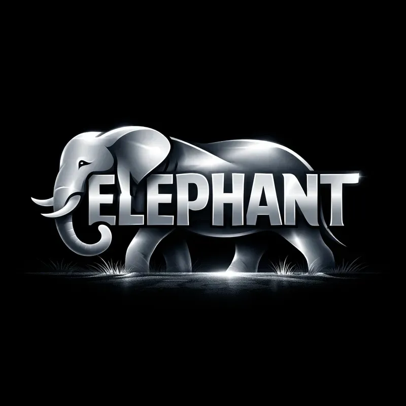 Animal Text Silhouette Logo Packs