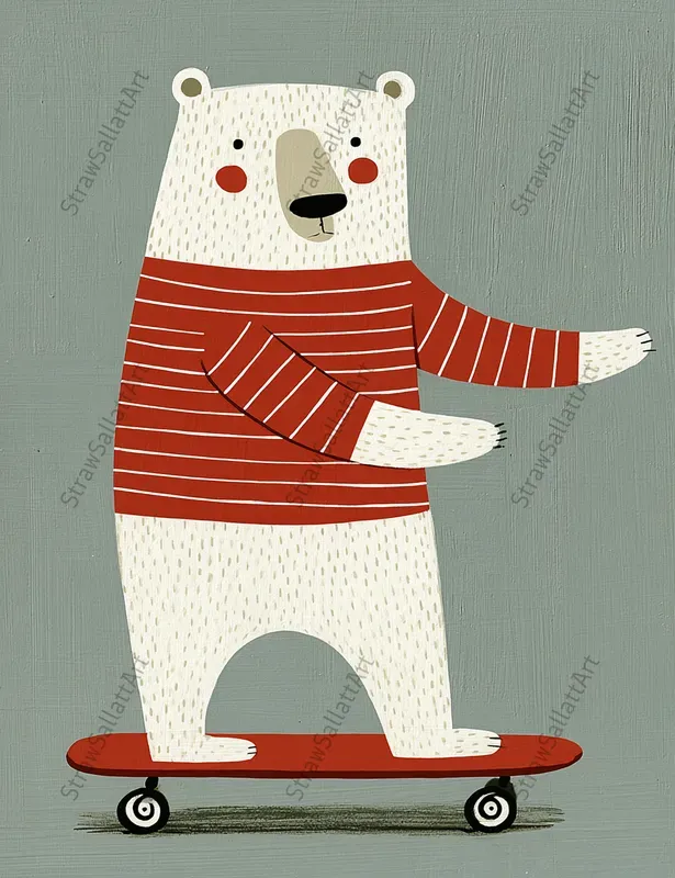 Minimalist Nordic Folk Character Designs