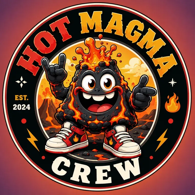 Goofy Mascot Badge Logos Sets