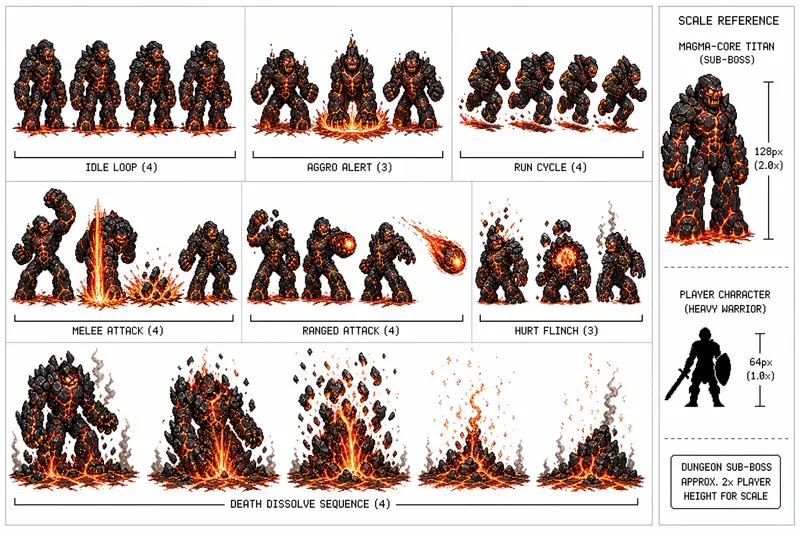 Enemy Sprite Sheet Designers