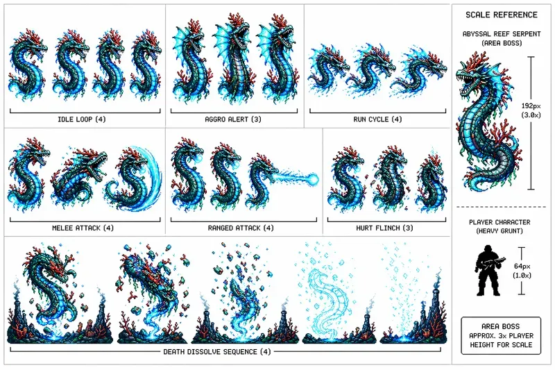 Enemy Sprite Sheet Designers