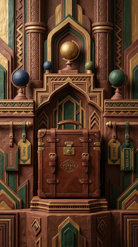 Art Deco Geometric Clay Studios