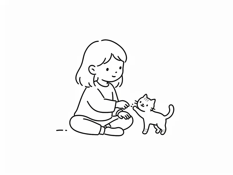 Cute Childlike Doodle Line Drawings