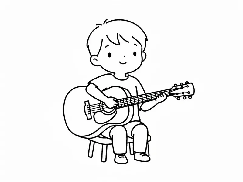 Cute Childlike Doodle Line Drawings