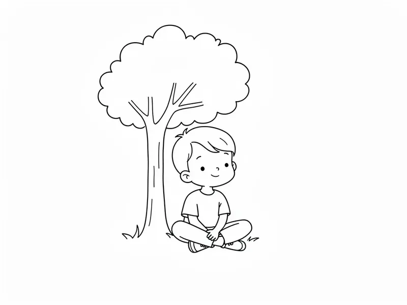 Cute Childlike Doodle Line Drawings