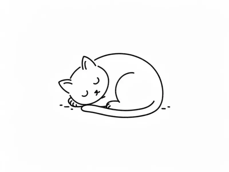 Cute Childlike Doodle Line Drawings