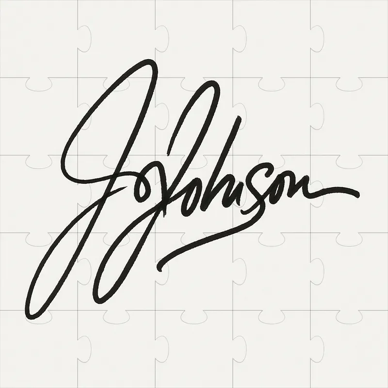 Abstract Stylized Handwritten Signatures