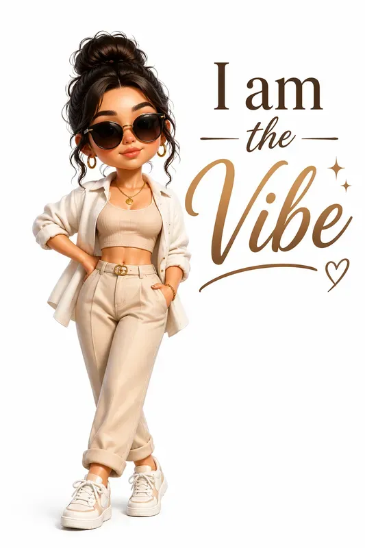 Confident Affirmation Characters