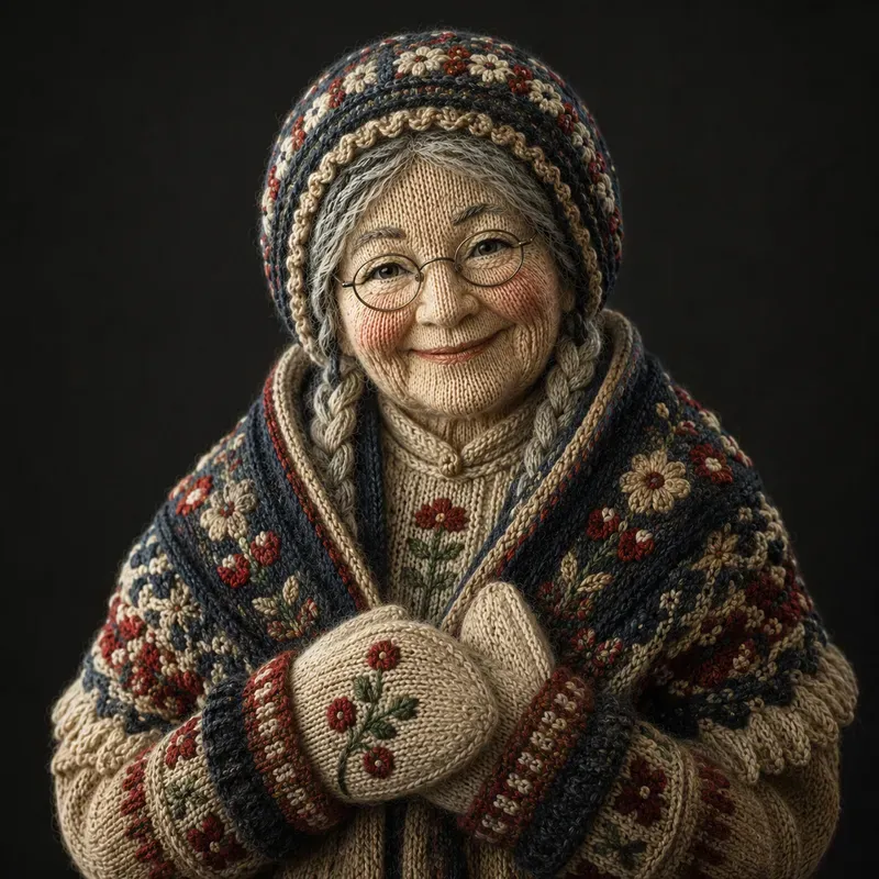 Knitted Heritage Portraits