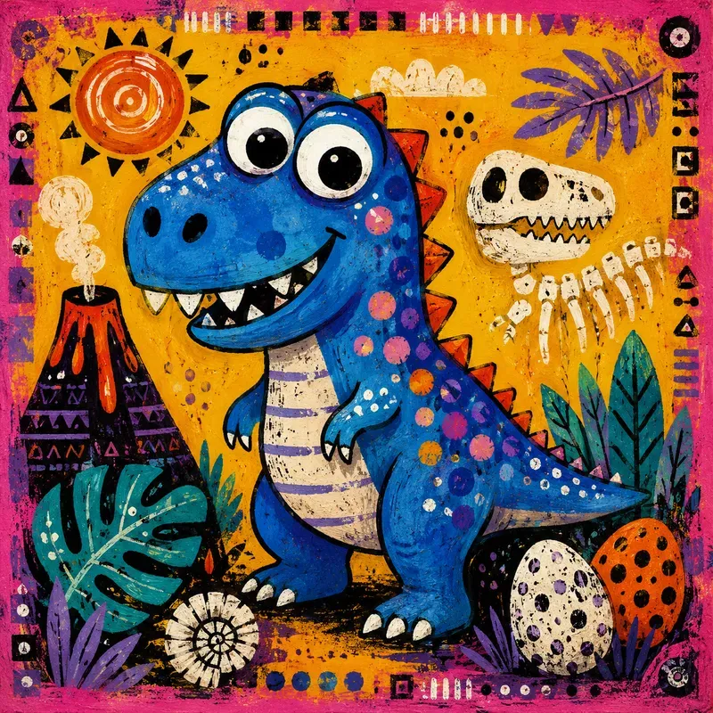 Whimsical Pop Art Characters