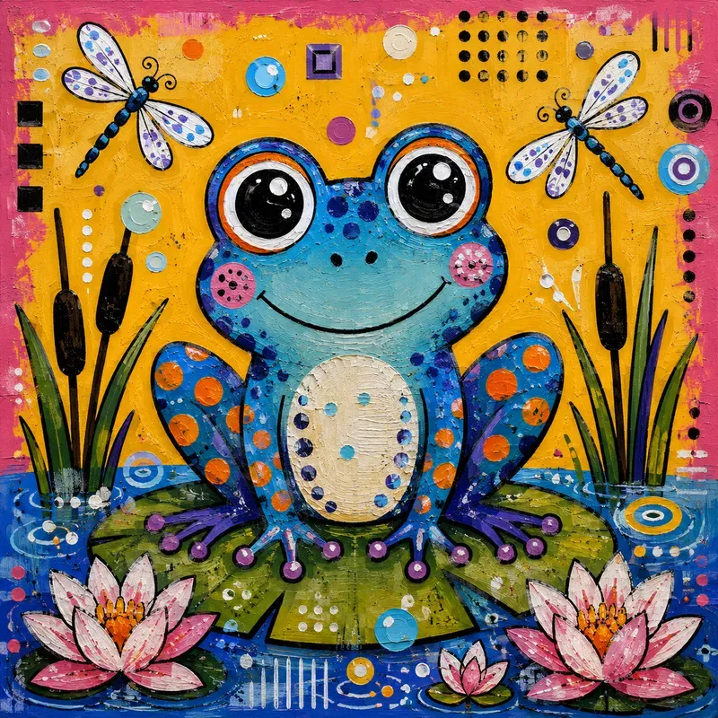 Whimsical Pop Art Characters
