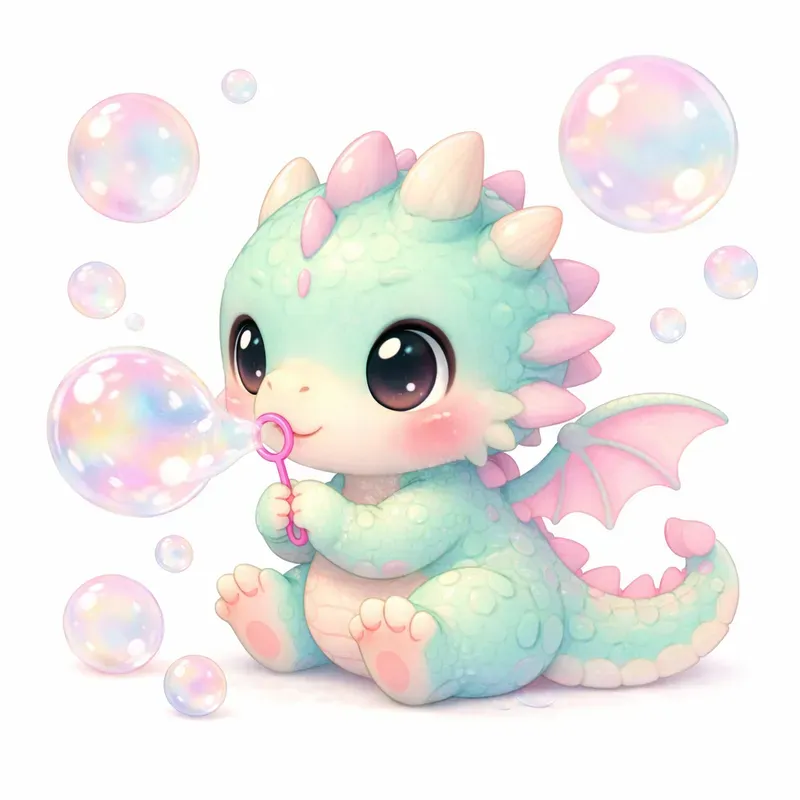 Cute Kawaii Pastel Characters