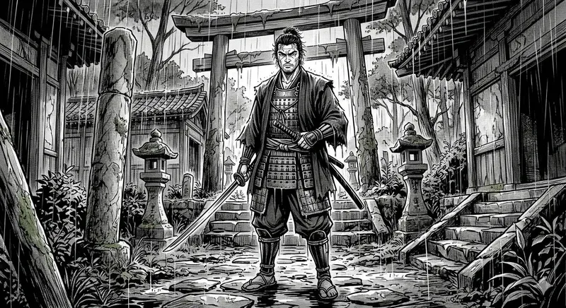 Manga Lineart Scene Generator