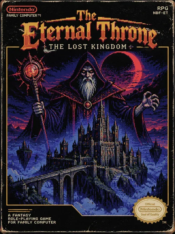 8bit RPG Cartridge Cover Generator