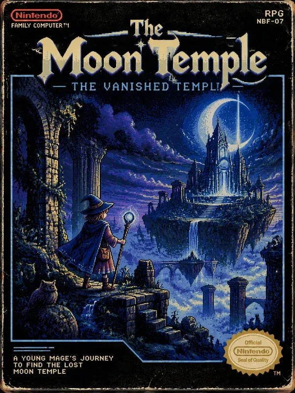 8bit RPG Cartridge Cover Generator