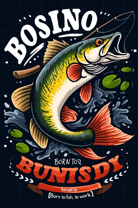 Vector Tshirt Design Fishing