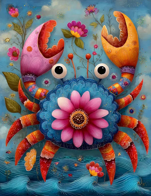 Floral Oceanic Junk Journal Pages
