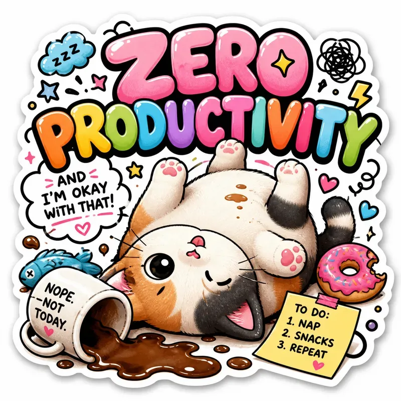 Cute Chaos Mood Sticker Packs
