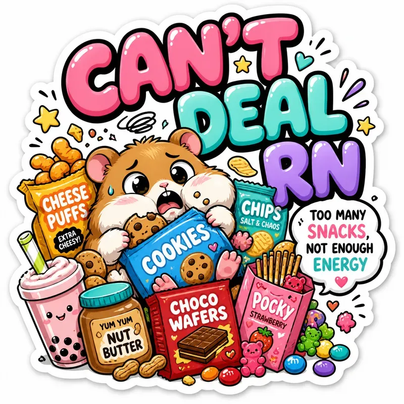 Cute Chaos Mood Sticker Packs