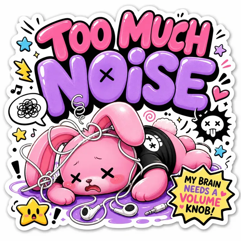 Cute Chaos Mood Sticker Packs