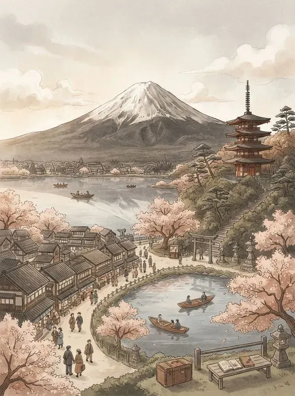 Nostalgic Watercolor Travel Posters