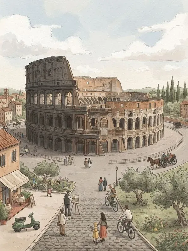 Nostalgic Watercolor Travel Posters
