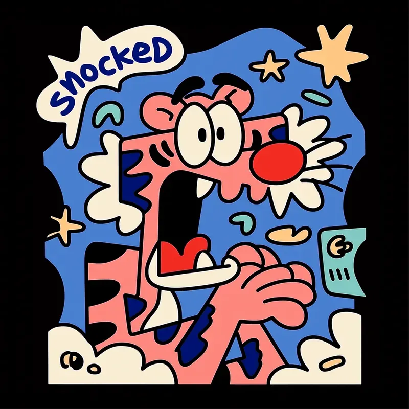 Retro Comic Stickers For Pods