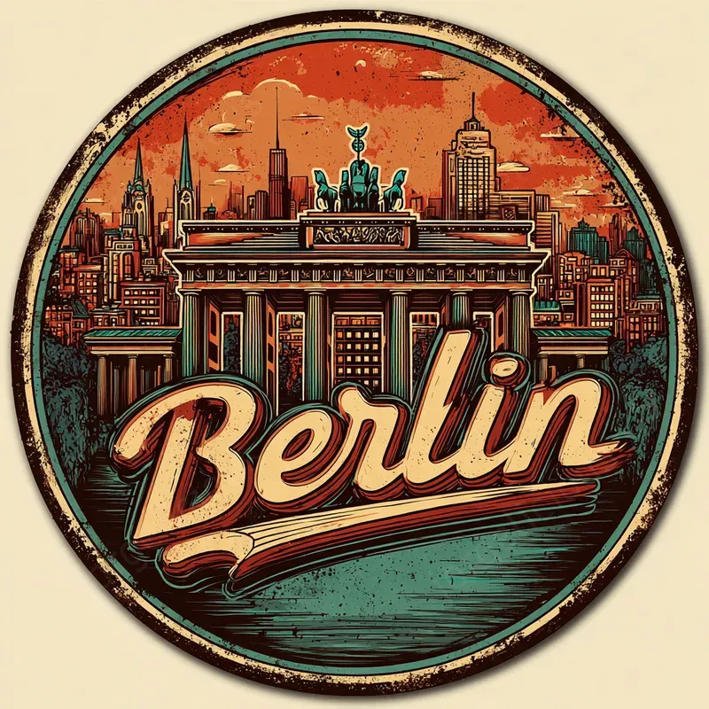 Vintage City Badges