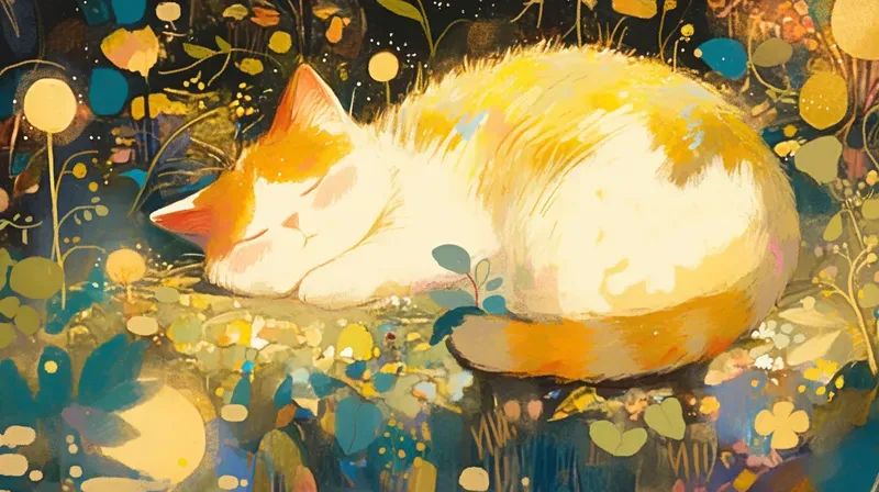 Crayon Gouache Cute Nature Scenes